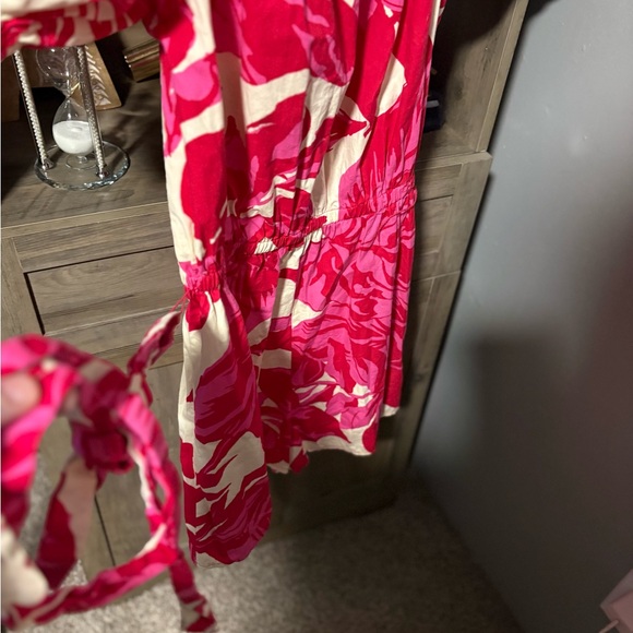 Flying Tomato Pink and Cream Patterned Romper - Picture 6 of 6